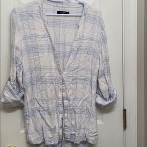Light Plaid Button Down